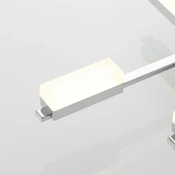 Loftlamper ^ Lindby Mally LED-loftlampe i krom, 8 lyskilder
