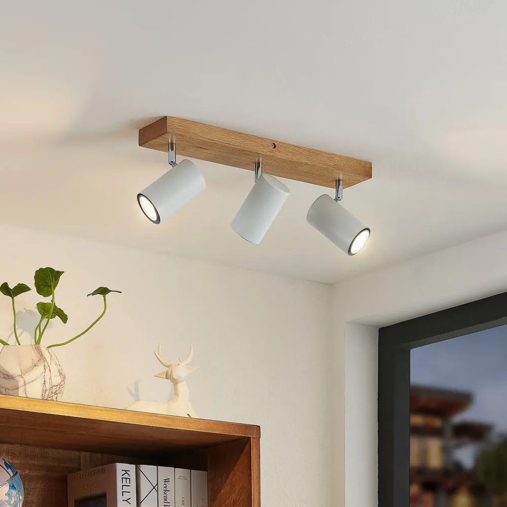 Lindby Loftlamper|Loftlamper > Maniva loftspot, 44 cm, 3 lyskilder, hvid, GU10