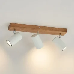 Lindby Loftlamper|Loftlamper > Maniva loftspot, 44 cm, 3 lyskilder, hvid, GU10
