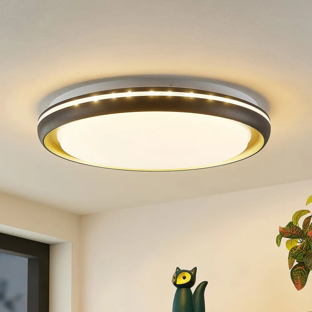 Loftlamper ^ Lindby Melchioris LED-loftlampe, rund