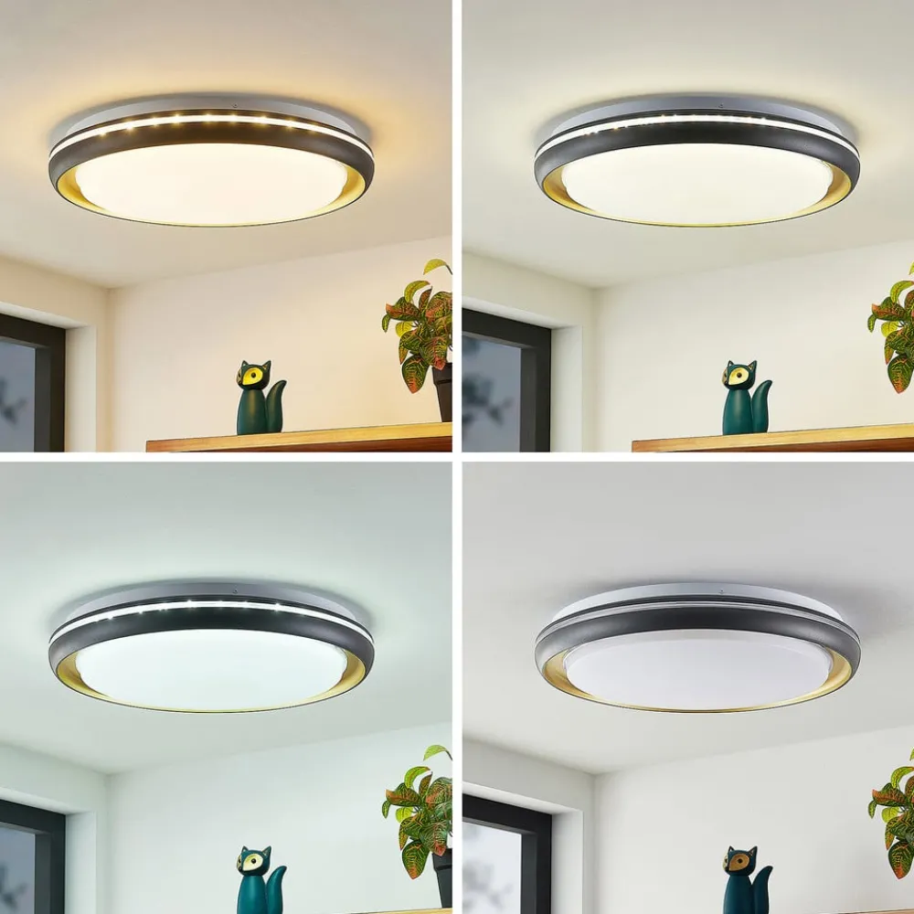 Loftlamper ^ Lindby Melchioris LED-loftlampe, rund