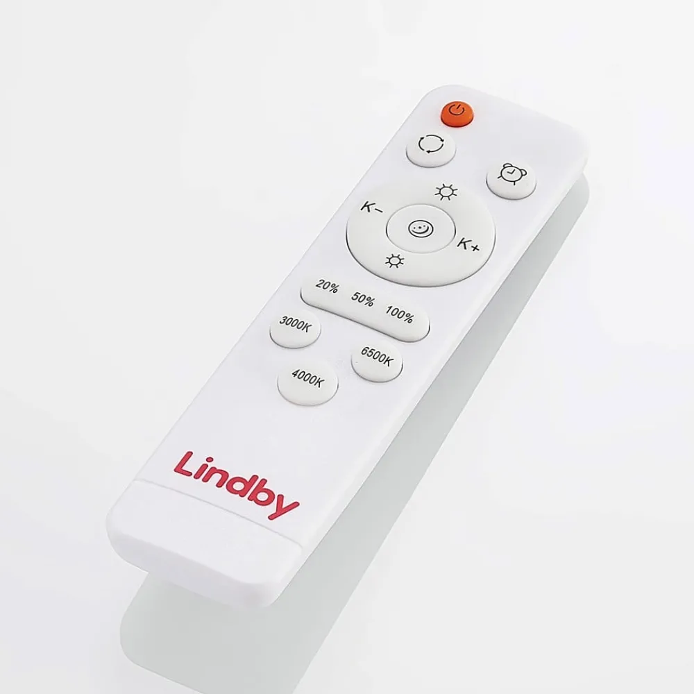 Loftlamper ^ Lindby Melchioris LED-loftlampe, rund