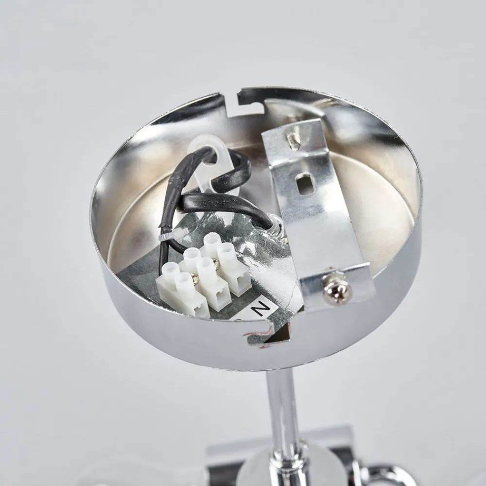 Lindby Gang|Loftlamper > Melia loftlampe, brun/grå, tekstil, Ø 56cm