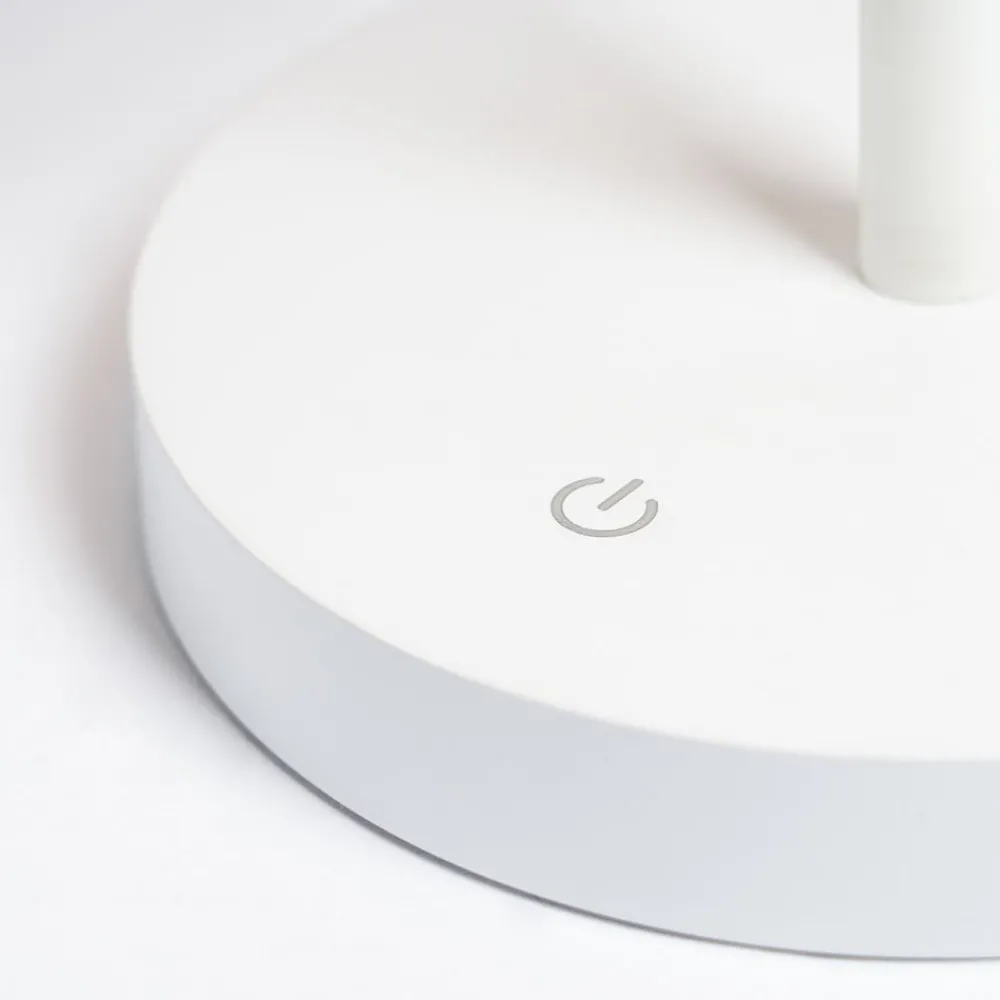 Lindby Arbejdsrum/Kontor|Bordlamper > Milica LED-bordlampe, hvid, dæmpbar