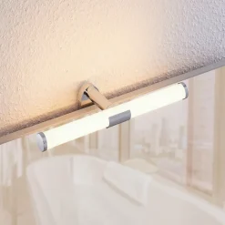 Lindby Væg- Og Spejllamper|Væglamper > Naili LED-spejllampe, krom