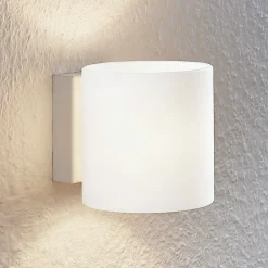 Lindby Gang|Pendellamper > Nanda væglampe i glas, rund