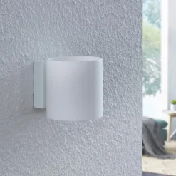 Lindby Gang|Pendellamper > Nanda væglampe i glas, rund