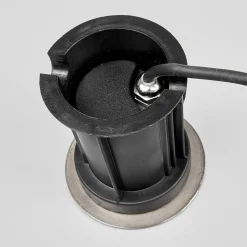 Lindby Terrassebelysning|Nedgravet Udebelysning > Nedgravningslampe Insa, Ø11cm, stål, GU10, IP67
