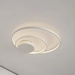 Loftlamper ^ Lindby Nerwin LED-loftlampe, rund, hvid