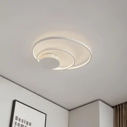 Loftlamper ^ Lindby Nerwin LED-loftlampe, rund, hvid