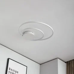 Loftlamper ^ Lindby Nerwin LED-loftlampe, rund, hvid