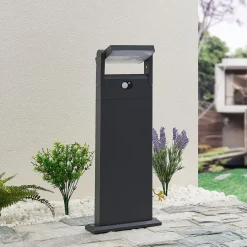 Lindby Solcelle Lampe Med Sensor|Gadebelysning Med Sensor > Novalie LED-gadelampe