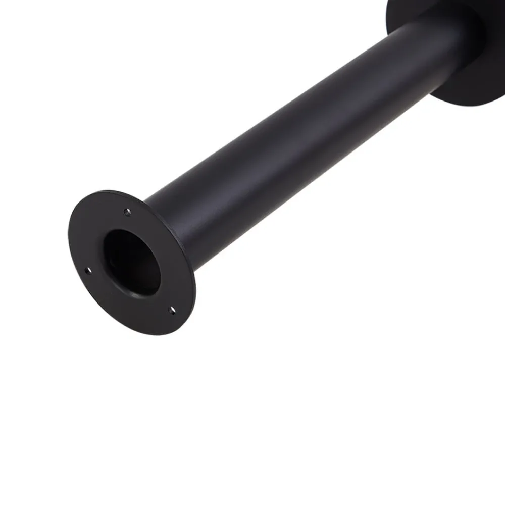 Lindby Terrassebelysning > Orfeas sokkellampe, sort/hvid, aluminium, Ø 24 cm