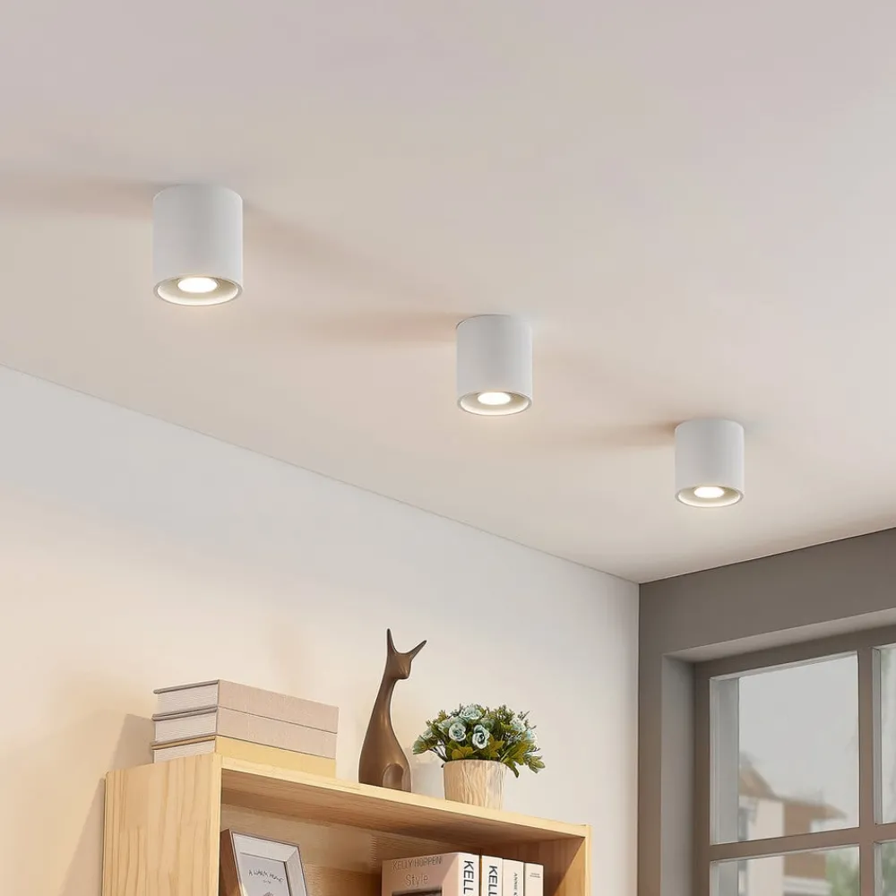 Lindby Loftlamper|Loftlamper > Parvin aluminium downlight, rund, hvid