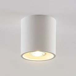 Lindby Loftlamper|Loftlamper > Parvin aluminium downlight, rund, hvid