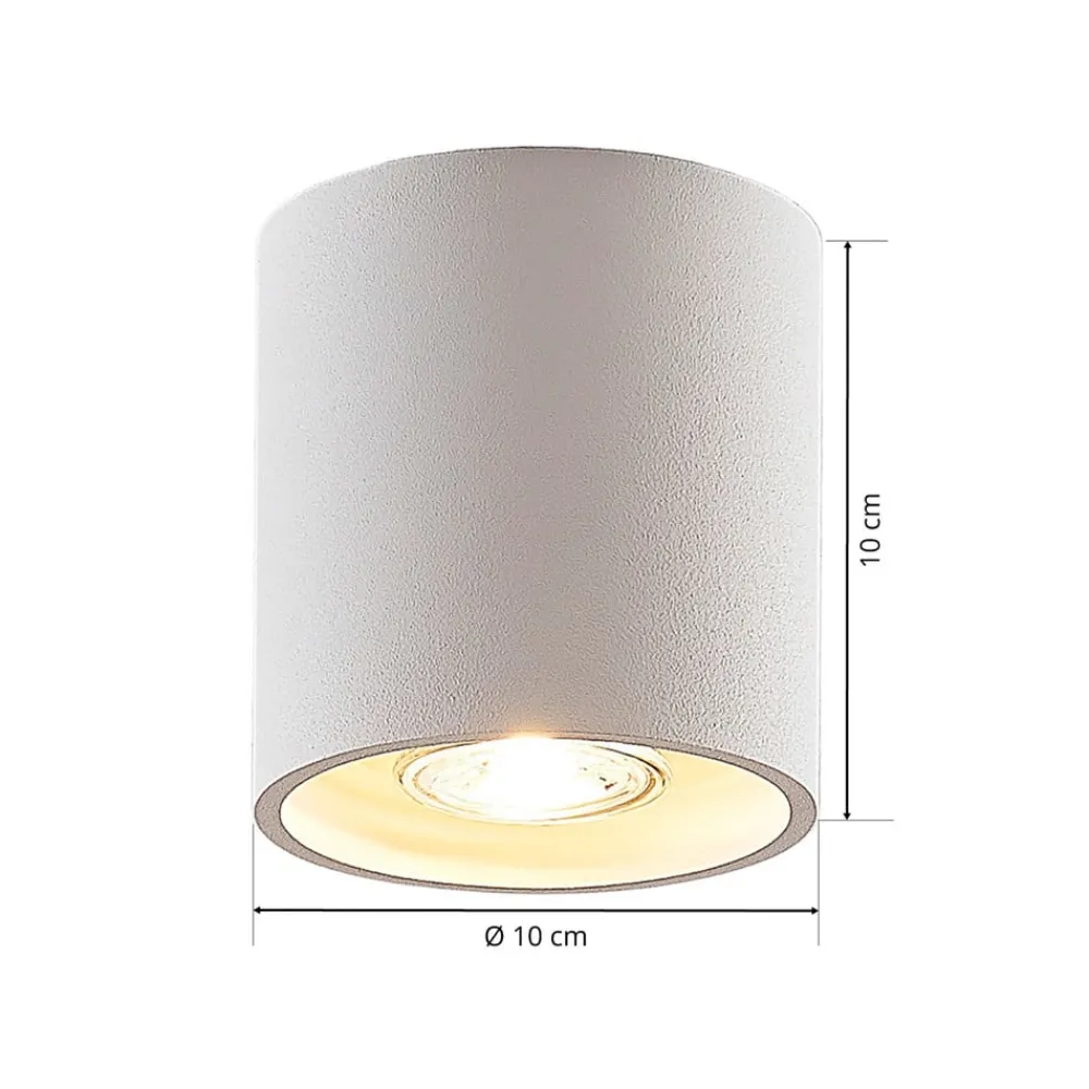 Lindby Loftlamper|Loftlamper > Parvin aluminium downlight, rund, hvid