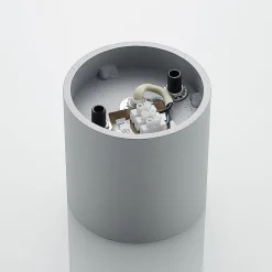 Lindby Loftlamper > Parvin aluminium downlight, rund, grå