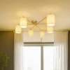 Lindby Loftlamper > Pellinora loftlampe, nikkelfarve/hvid