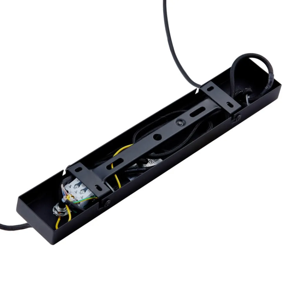 Lindby Pendellamper > -pendel Anito, sort/guld, metal, 100 cm, E27