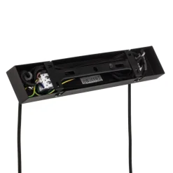 Lindby Pendellamper > -pendel Anito, sort/guld, metal, 100 cm, E27