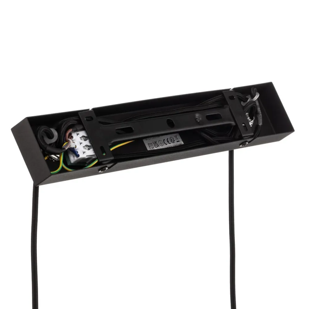 Lindby Pendellamper > -pendel Anito, sort/guld, metal, 100 cm, E27