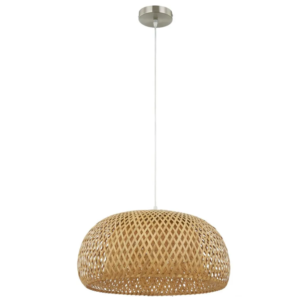 Lindby Pendellamper|Pendellamper > pendel Jadwiga, Ø 45 cm, bambus, E27
