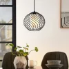 Lindby Pendellamper|Pendellamper > pendellampe Cedrice, 1 lyskilde, sort, metal, E27