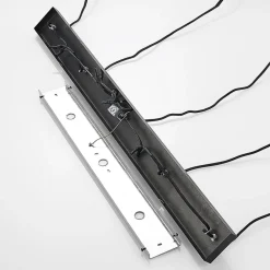 Lindby Pendellamper > pendellampe Concretto, 100 cm, grå, 5 lyskilder, beton