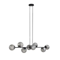 Lindby Pendellamper|Pendellamper > pendellampe Isamer, røggrå, 130 cm, globus