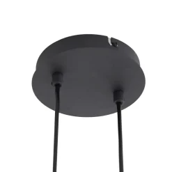 Lindby Pendellamper|Pendellamper > pendellampe Isamer, røggrå, 130 cm, globus