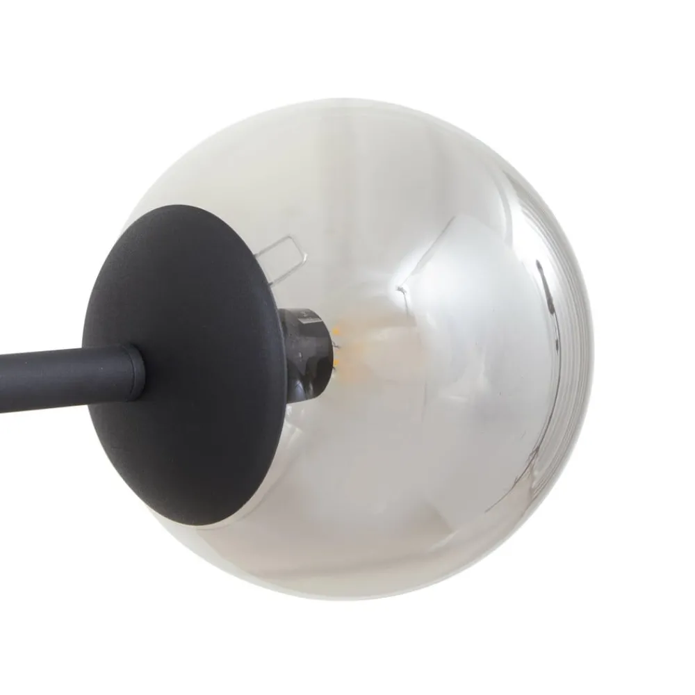 Lindby Pendellamper|Pendellamper > pendellampe Isamer, smoke grey/amber, 130 cm, globe