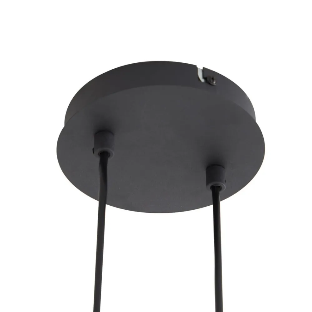 Lindby Pendellamper|Pendellamper > pendellampe Isamer, smoke grey/amber, 130 cm, globe