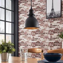Lindby Pendellamper|Pendellamper > pendellampe Jasminka, sort/guld, metal, 1 lyskilde.