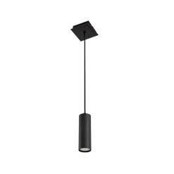 Lindby Pendellamper|Pendellamper > pendellampe Joffrey, Ø 6 cm, sort, metal, GU10