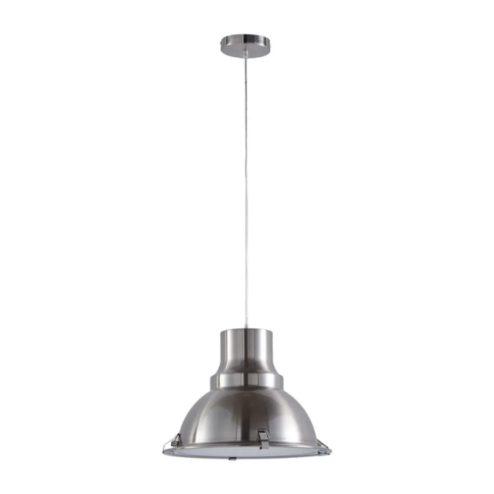 Pendellamper|Pendellamper ^ Lindby pendellampe Letty, Ø 39 cm, nikkelfarvet, metal, E27