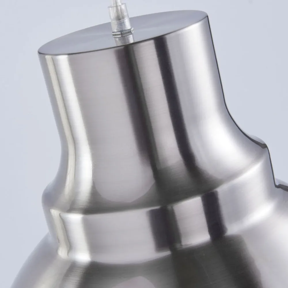 Pendellamper|Pendellamper ^ Lindby pendellampe Letty, Ø 39 cm, nikkelfarvet, metal, E27