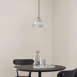 Lindby Pendellamper|Pendellamper > pendellampe Ludowika, transparent, glas, Ø25cm, E27