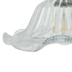 Lindby Pendellamper|Pendellamper > pendellampe Ludowika, transparent, glas, Ø25cm, E27