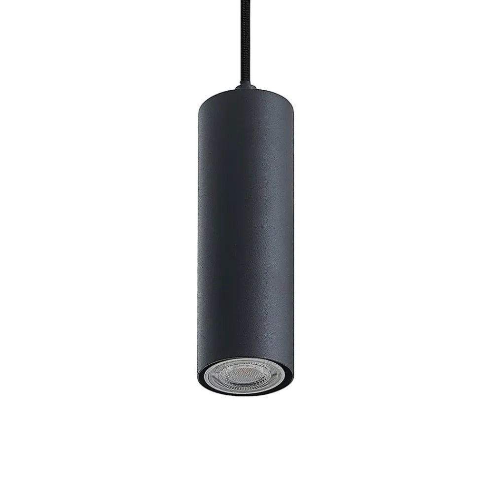 Lindby Pendellamper > pendellampe Maniva. 60 cm, 4 lyskilder, sort, GU10
