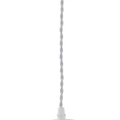 Lindby Pendellamper|Pendellamper > pendellampe Nuvia, Ø 15,5 cm, hvid, 3D-print