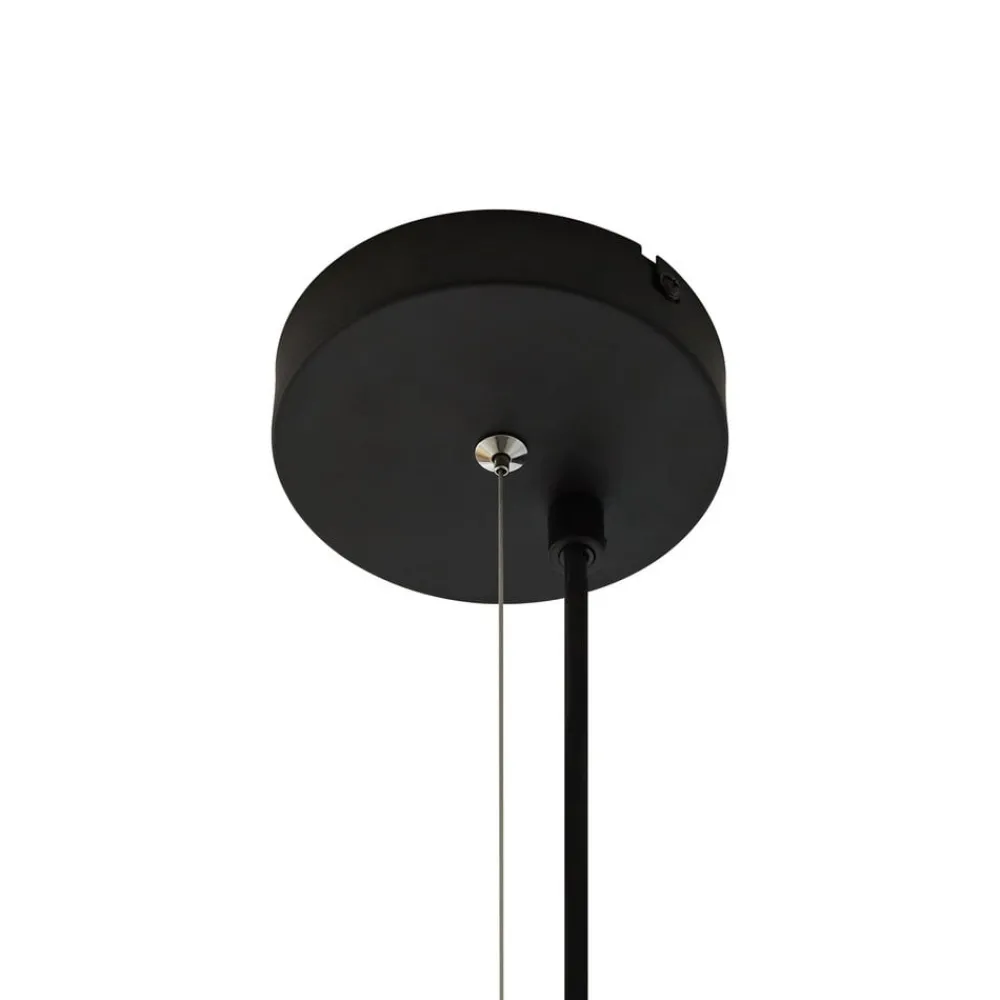 Lindby Pendellamper|Pendellamper > pendellampe Orliana, Ø 35 cm, ravfarvet, glas