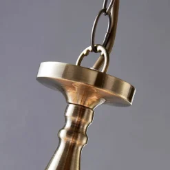 Lindby Gang|Pendellamper > pendellampe Otis, Ø 68 cm, 5 lyskilder, hvid, glas, E27