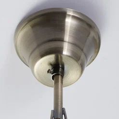 Lindby Gang|Pendellamper > pendellampe Otis, Ø 68 cm, 5 lyskilder, hvid, glas, E27