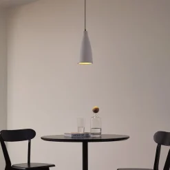 Lindby Pendellamper|Pendellamper > pendellampe Sanne, grå, beton, Ø 15 cm, E27