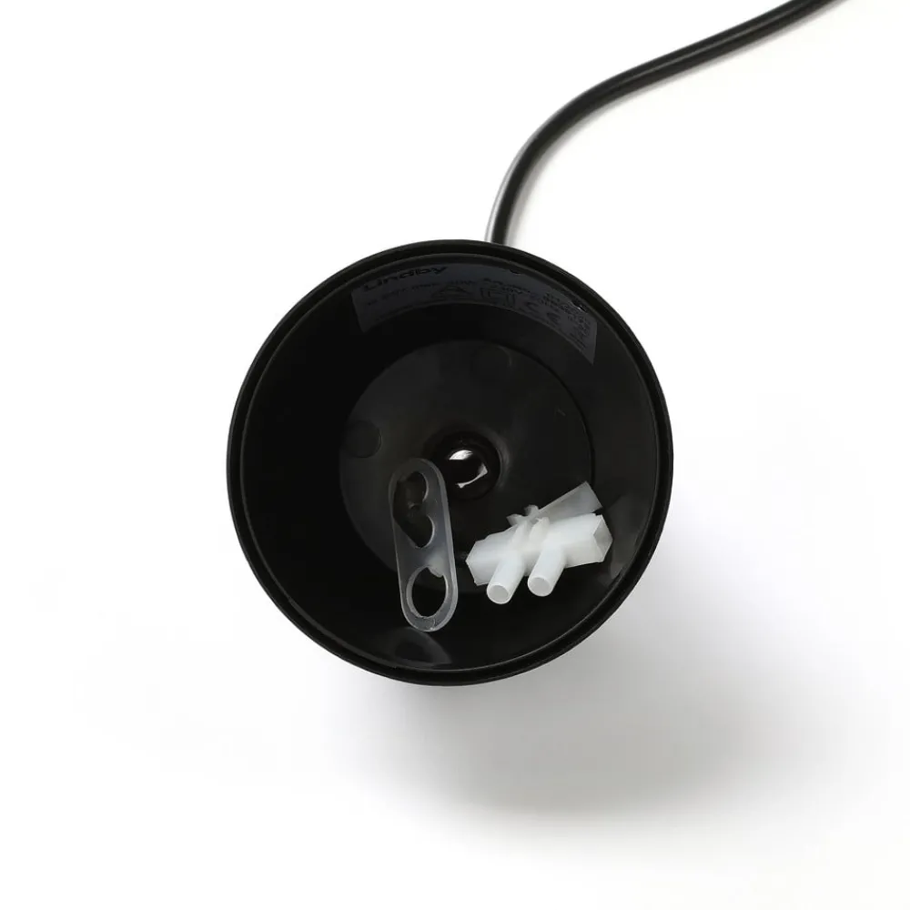 Lindby Gang|Pendellamper > pendellampe Simaria, sort, tekstil, Ø 60 cm, E27