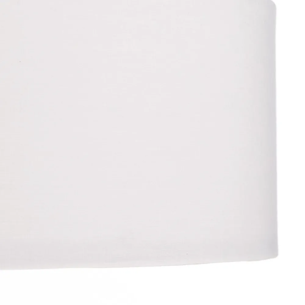 Lindby Pendellamper|Pendellamper > pendel Sebatin, Ø 50 cm, hvid, stof, E27
