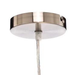 Lindby Pendellamper|Pendellamper > pendel Sebatin, Ø 50 cm, hvid, stof, E27