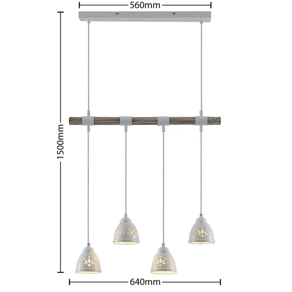 Lindby Pendellamper > Pimana pendellampe, 4 lyskilder