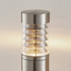 Gadebelysning Med Sensor|Gadebelysning ^ Lindby Piper Sensor-vejlampe i stål