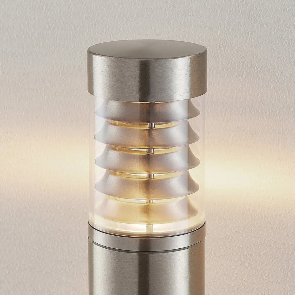 Gadebelysning Med Sensor|Gadebelysning ^ Lindby Piper Sensor-vejlampe i stål